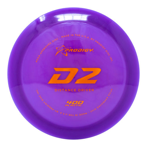 Prodigy D2 Distance Driver Disc - 400 Plastic