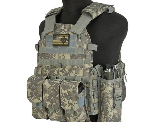 Avengers 6D9T4A Tactical Vest with Magazine and Radio Pouches