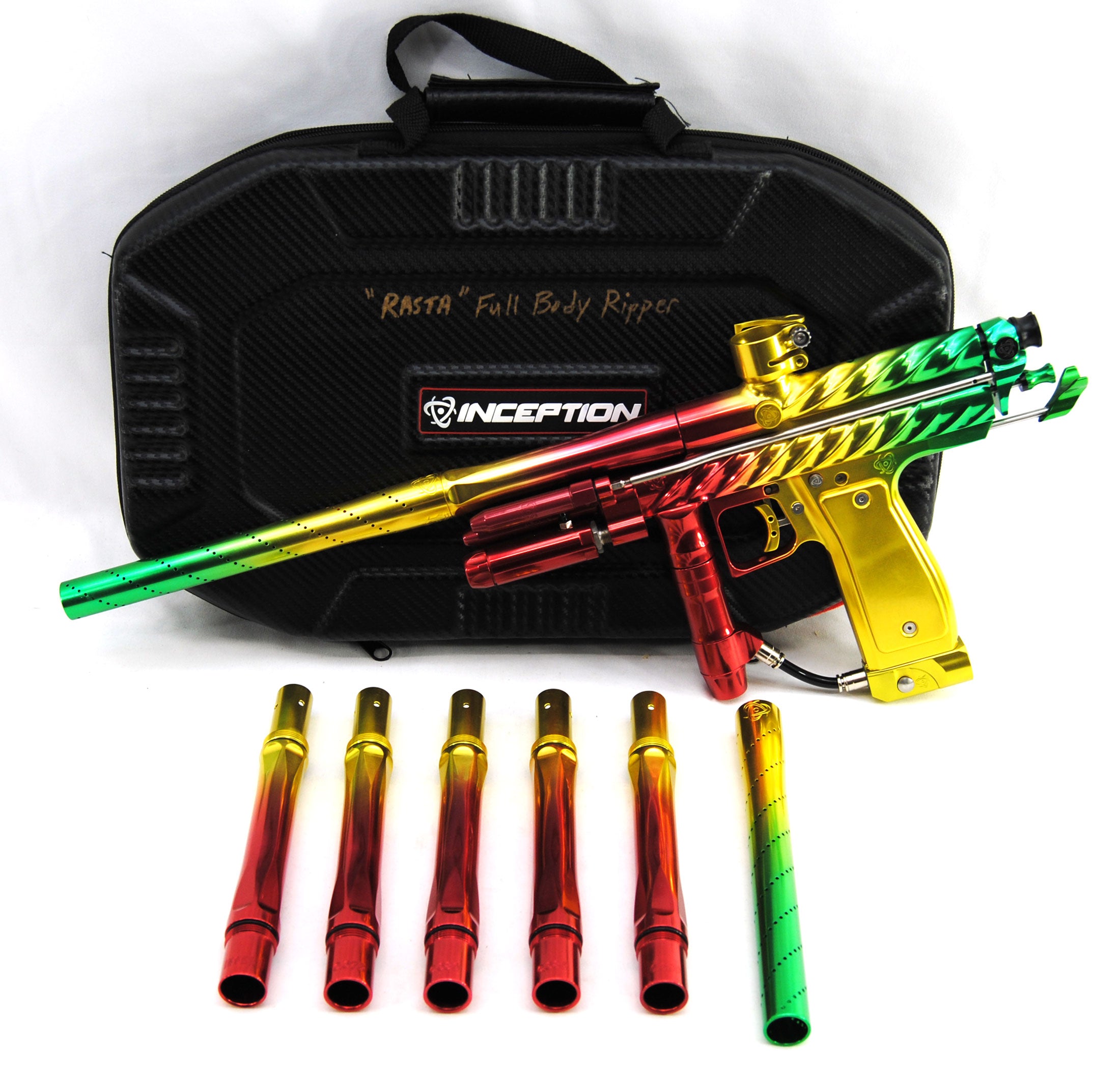 Used Inception Designs Full Body Ripper Autococker Rasta PB Sports LLC