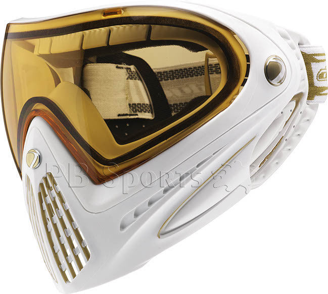 Dye I4 Thermal Paintball Goggle System - White Gold - DYE