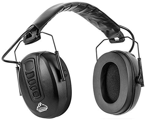 Valken Outdoor Ear Shieldz Full Cover Electronic Ear Protection Noise Cancelling - Valken