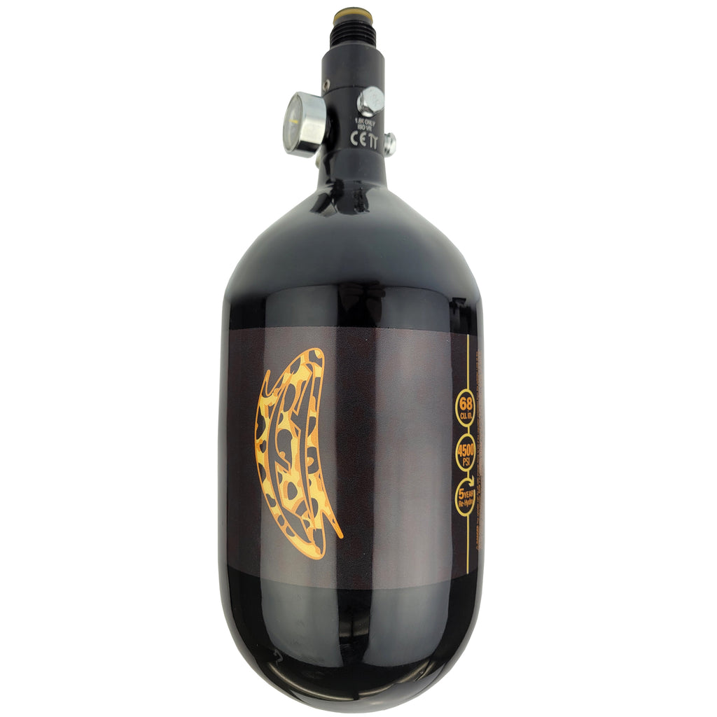 JT Paintball Mega Lite Carbon Fiber 4500psi tank Leopard Series