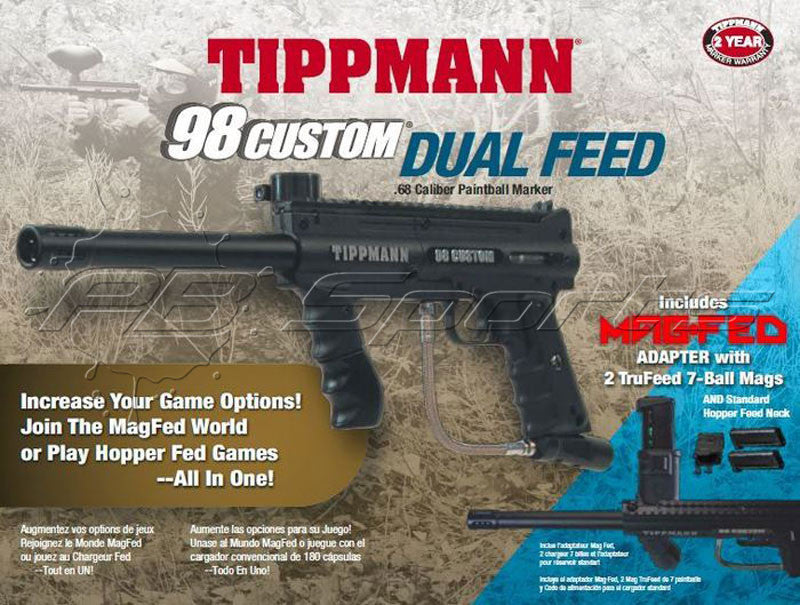 Tippmann 98 Custom Platinum Series Dual Feed - Tippmann Sports