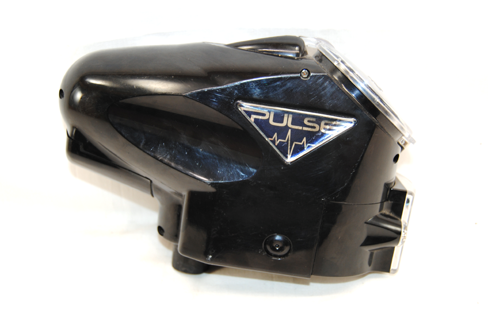 Used Draxxus DXS Pulse Paintball Hopper Loader Black with Lid PB Sports LLC