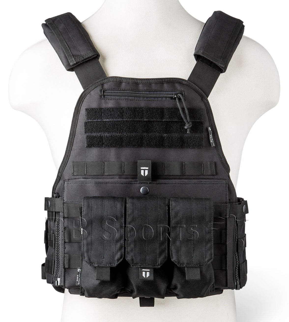 Tiberius Arms EXO Recon Tactical Vest Black - Tiberius Arms