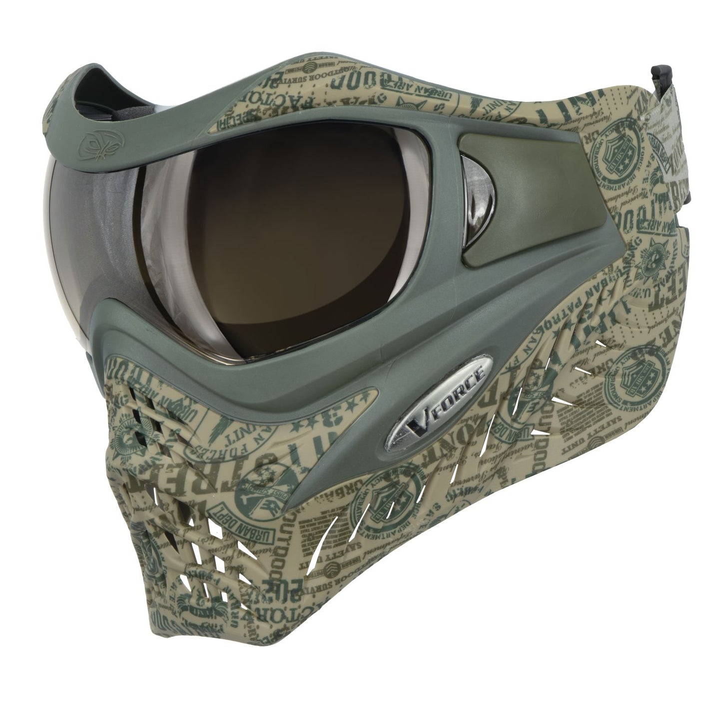 V-Force Grill SE Paintball Mask Goggle - Headstamp w/ Quicksilver Lens