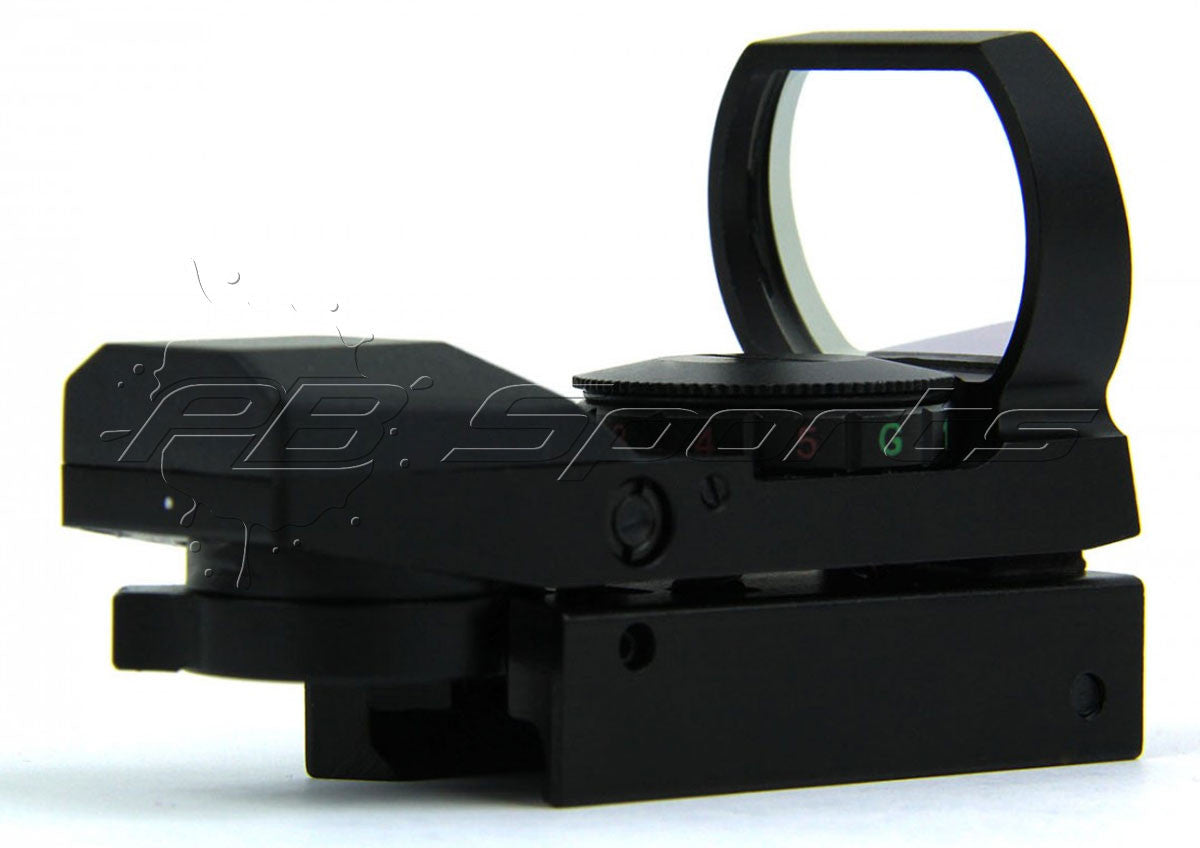 TACFIRE Tactical Dual Illuminated Multi Retical Sight - Predator Edition - Black - TACFIRE