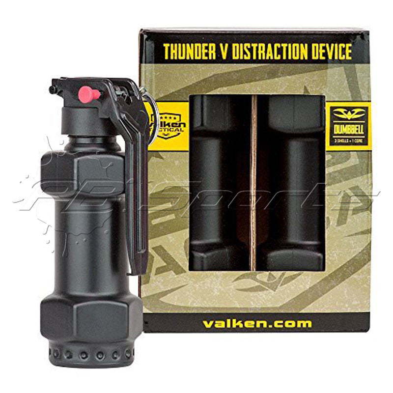 Valken Tactical Thunder V 3pk (Core+Shell) - Dumbbell CO2 Airsoft Noise Grenade - Valken Paintball