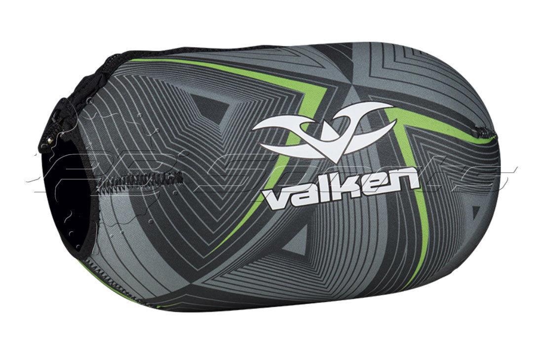 Valken Redemption Vexagon 45ci Tank Cover - Neon Green/Grey - Valken Paintball