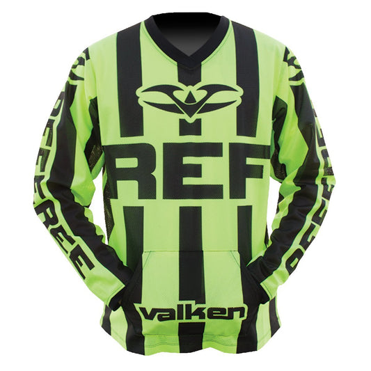 Valken Referee Jersey - Neon Green / Black