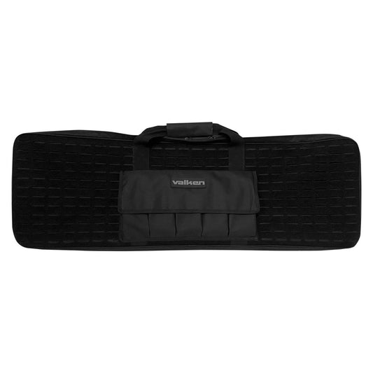 Valken Tactical Zulu 38" Soft Single Rifle Case with patch wall - Black