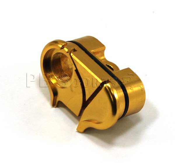Angel A1 Fly Volume Chamber End Plug - Gloss Gold - Angel Paintball Sports