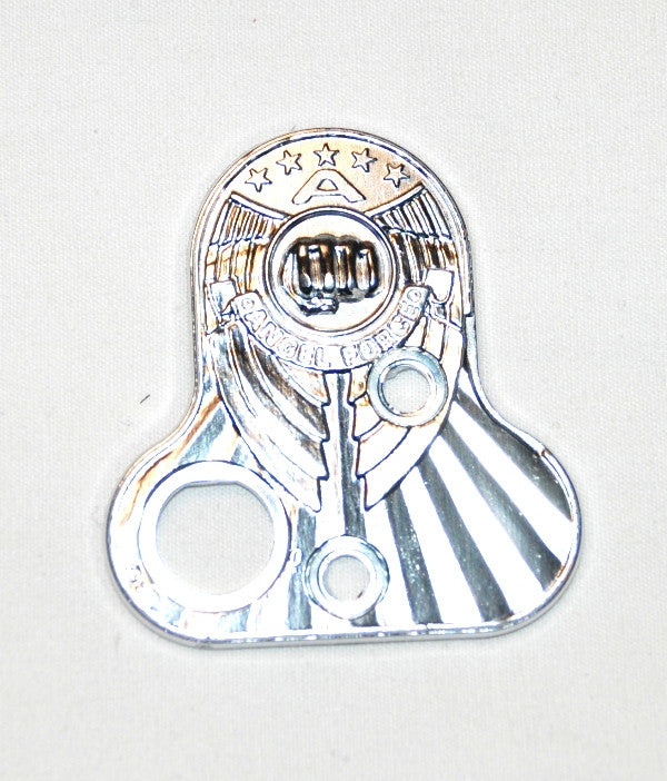 Angel Force Back Plate - Silver Polish - Angel Paintball Sports