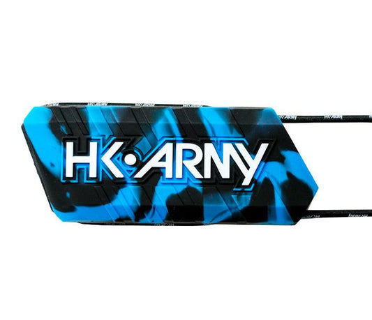 HK Army Ball Breaker Condom - Arctic - Black / Blue Swirl - HK Army