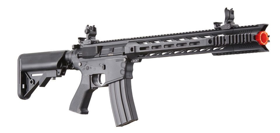 Lancer Tactical Gen 2 M4 SPR Interceptor Airsoft AEG Rifle - Black - with Battery and Charger