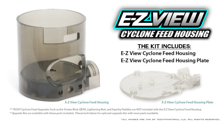 TechT EZ View Polycarbonate Cyclone Feed Housing Kit - TechT