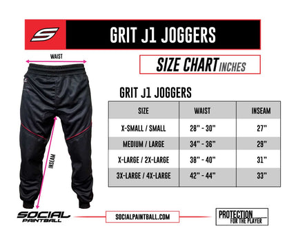 Social Paintball Grit J1 Jogger Pants - Bones