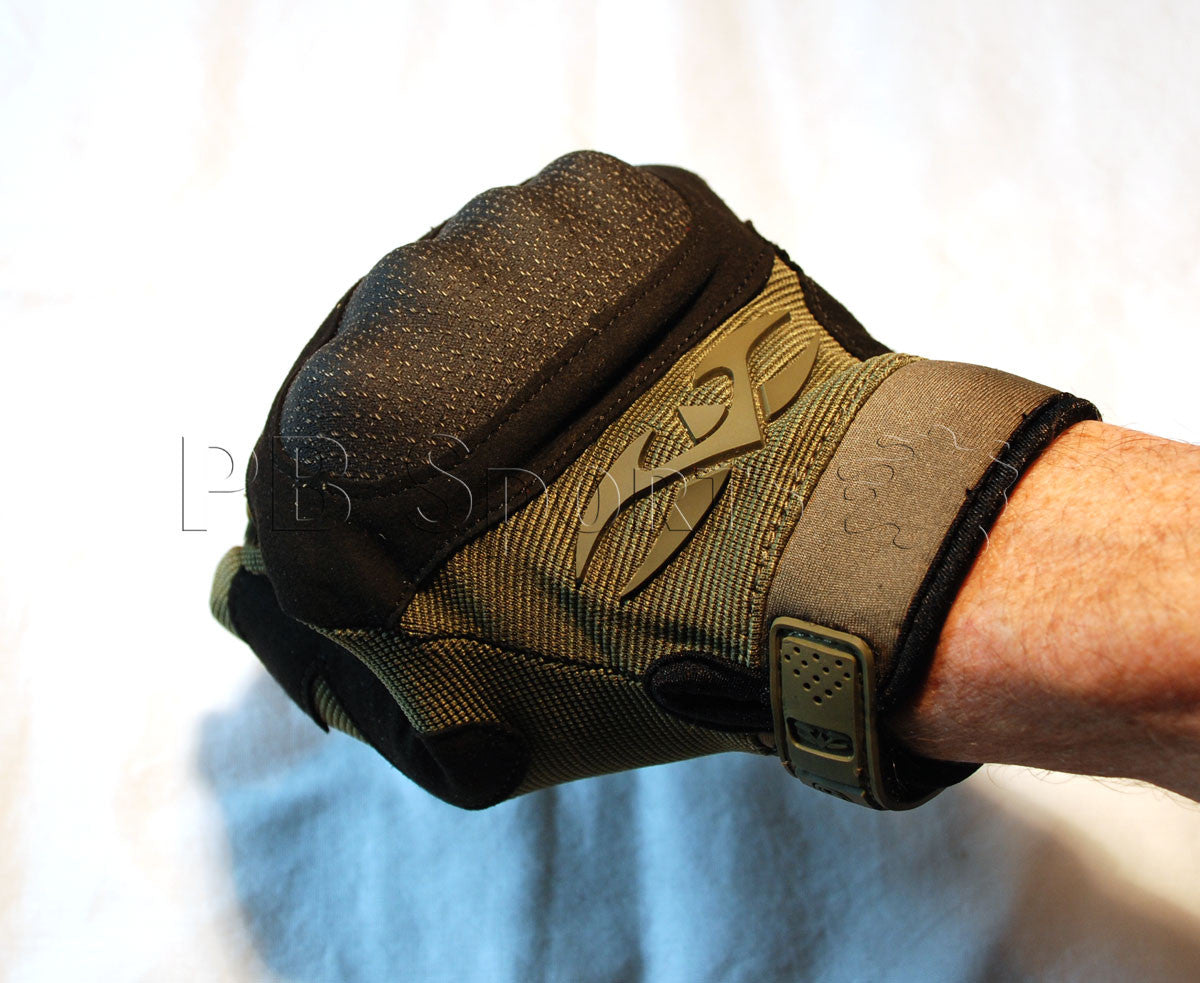 Valken Zulu Full Finger Gloves - Olive - Small - Valken Paintball
