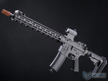EMG Troy Industries Licensed SOCC M4 Carbine M-LOK AEG Rifle - 15" RIS - Black