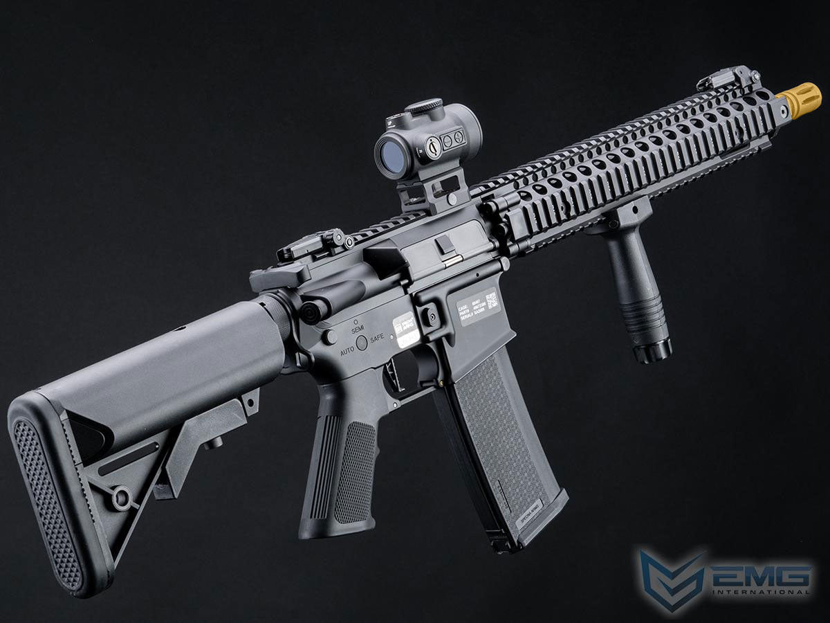 EMG Helios Daniel Defense Licensed DDM4A1 Carbine EDGE 2.0 Airsoft AEG Rifle by Specna Arms - Black