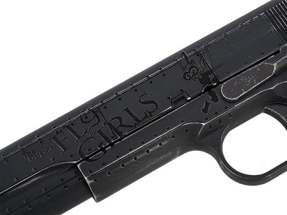 Auto-Ordnance Licensed Custom 1911 Gas Blowback Airsoft Pistol Licensed by Cybergun x AW Customs - Fly Girls