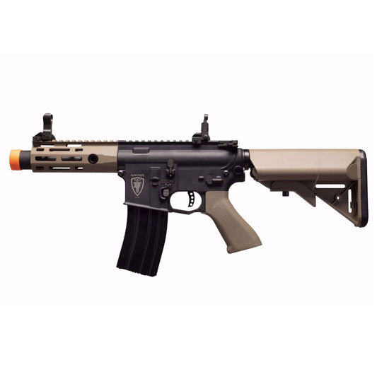 Elite Force M4 CQCX AEG Rifle w/ EYETRACE - Black/Tan