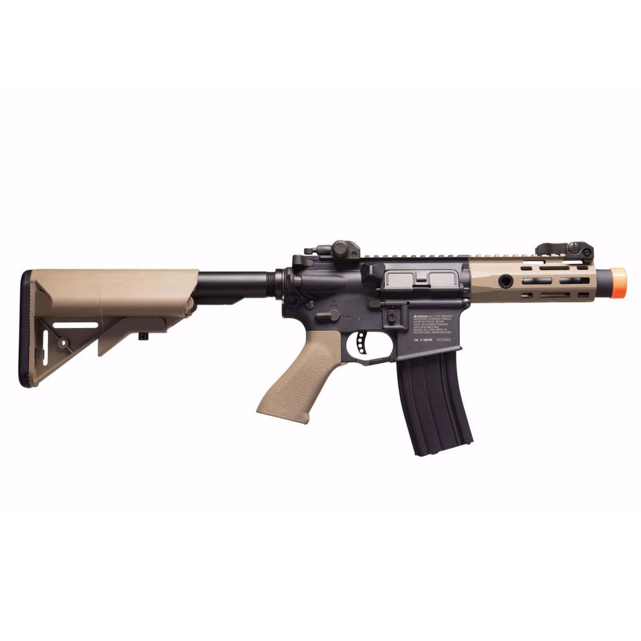 Elite Force M4 CQCX AEG Rifle w/ EYETRACE - Black/Tan