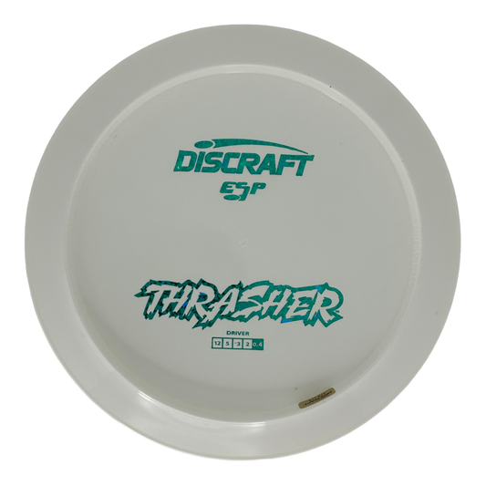 Discraft White ESP Thrasher Disc - Bottom Stamp