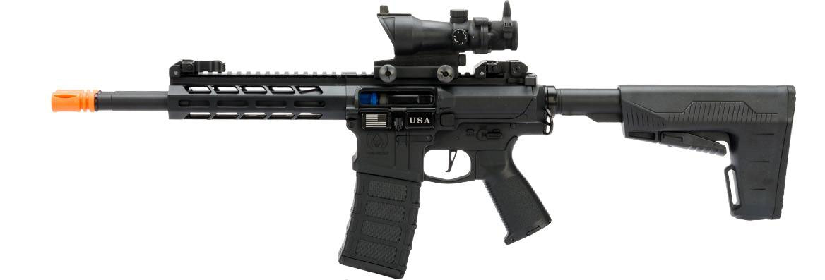 Classic Army DT-4 Double Barrel M4 Carbine Airsoft AEG Rifle - Black