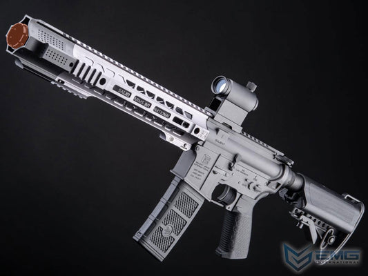 EMG SAI GRY Gen. 2 Forge Style Receiver AEG Training Rifle w/ JailBrake Muzzle and GATE ASTER Programmable MOSFET - SBR - Grey