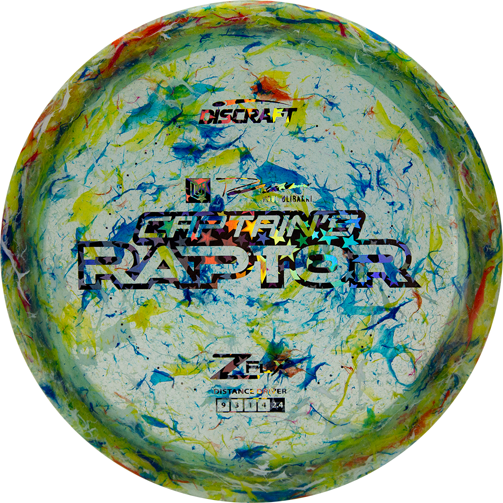 Discraft 2023 Paul Ulibarri Jawbreaker Z FLX Captain's Raptor Disc