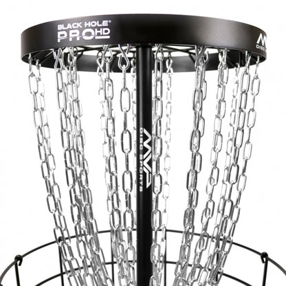 MVP Black Hole Pro HD Disc Golf Target (Basket) - Black