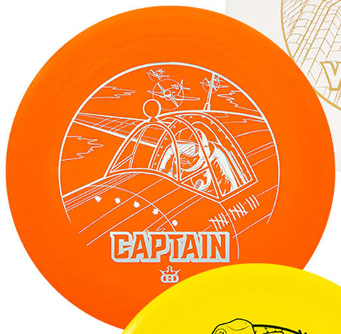 Dynamic Discs Prime Captain Animated Stamp Orange Disc