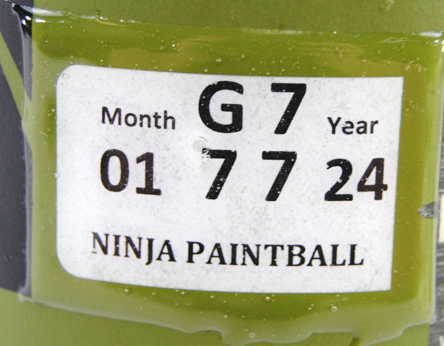 Used Ninja Paintball 68ci 4500psi HPA Tank - Olive