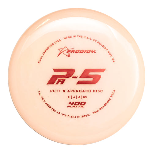Prodigy PA-5 Putt & Approach Disc - 400 Plastic