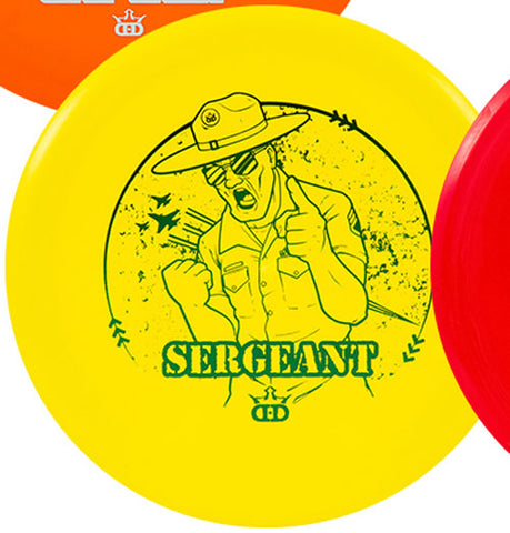 Dynamic Discs Prime Sergeant Animated Stamp Yellow Disc