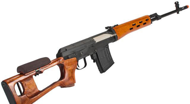 Matrix AK SVD Airsoft AEG Sniper Rifle by CYMA - Metal Receiver / Real Wood