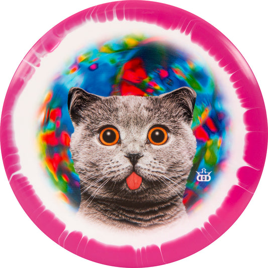 Dynamic Discs Fuzion Orbit Verdict Dyemax Kitty Trippin Disc