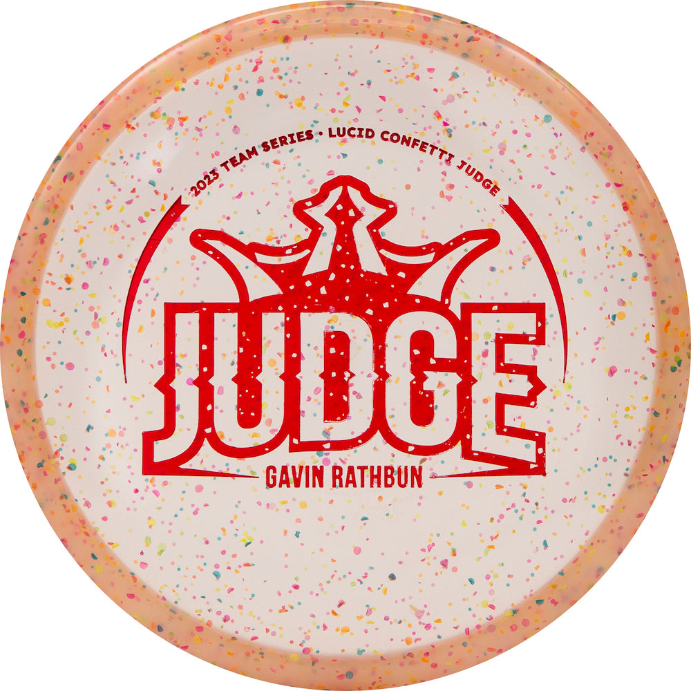 Dynamic Discs Lucid Confetti Judge Disc - Gavin Rathbun 2023 Team Series