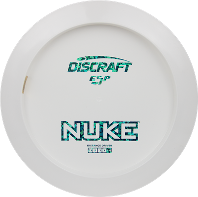 Discraft ESP Nuke Golf Disc - Bottom Stamped - Solid White