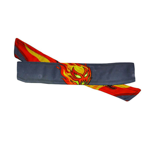 Social Paintball Grit Deluxe Long Tie Headband - Fuego Fireball