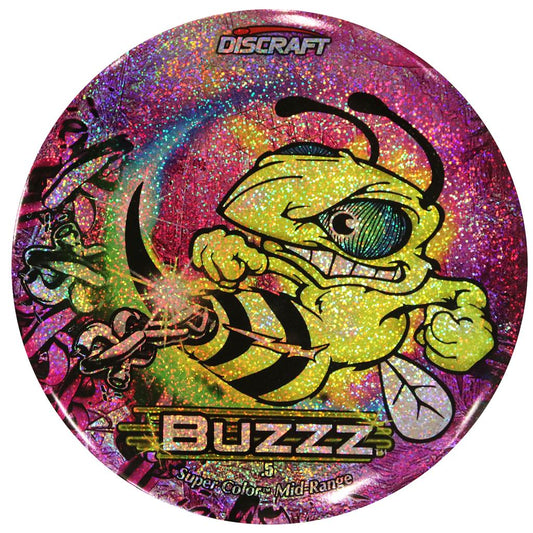 Discraft Full Foil Supercolor Buzzz Golf Disc - Sparkle Prism Chains
