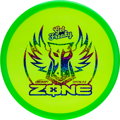 Discraft Brodie Smith Cryztal FLX Zone "Get Freaky" Golf Disc