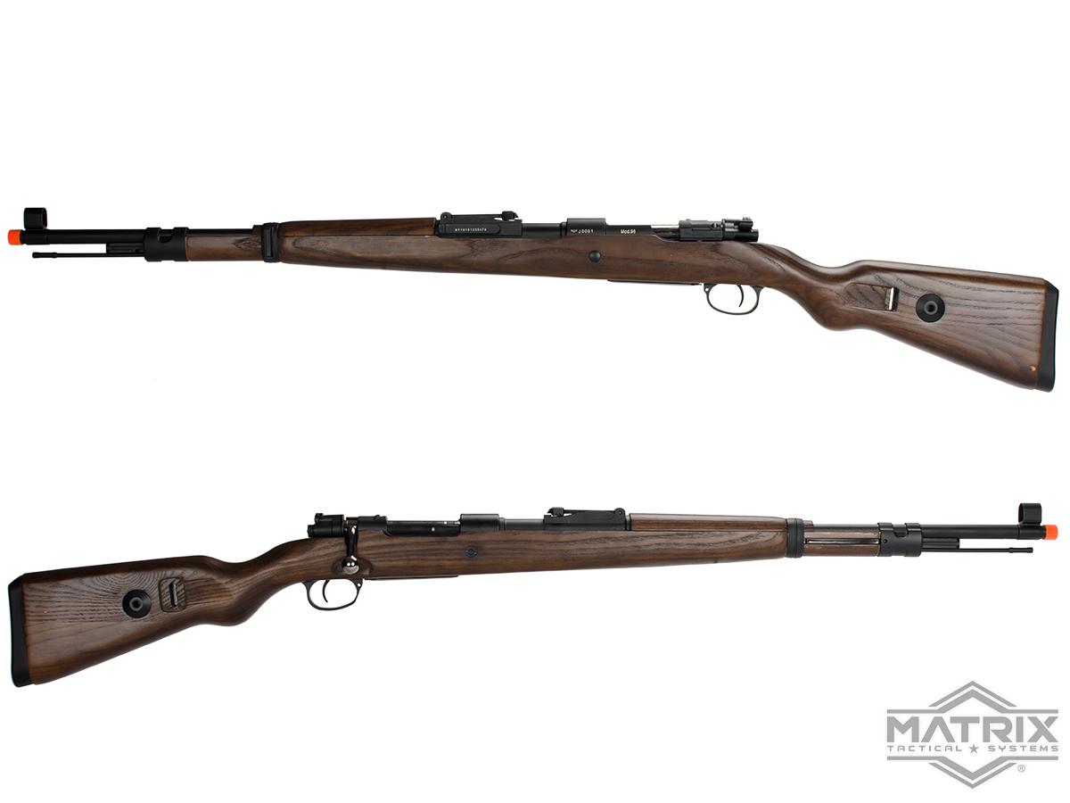 Matrix KAR 98K Bolt Action Spring Powered Airsoft Rifle by S&T with Re ...
