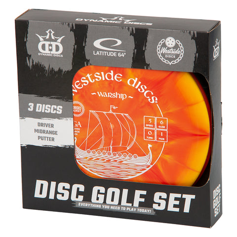Trilogy Assorted Prime Retro Origio Burst 3 Disc Starter Golf Set