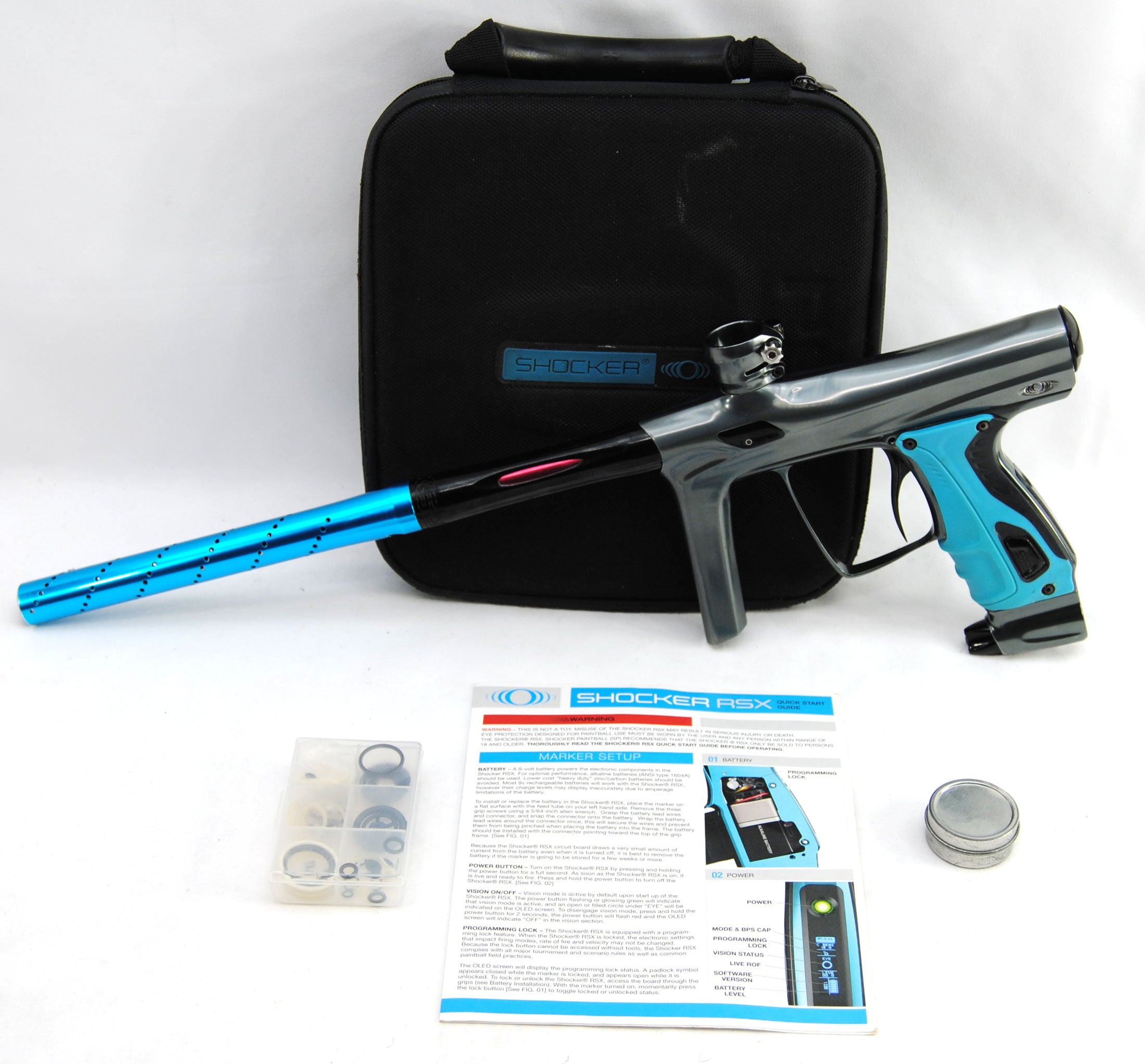 Used Smart Parts Shocker RSX Pewter/Blue PB Sports LLC