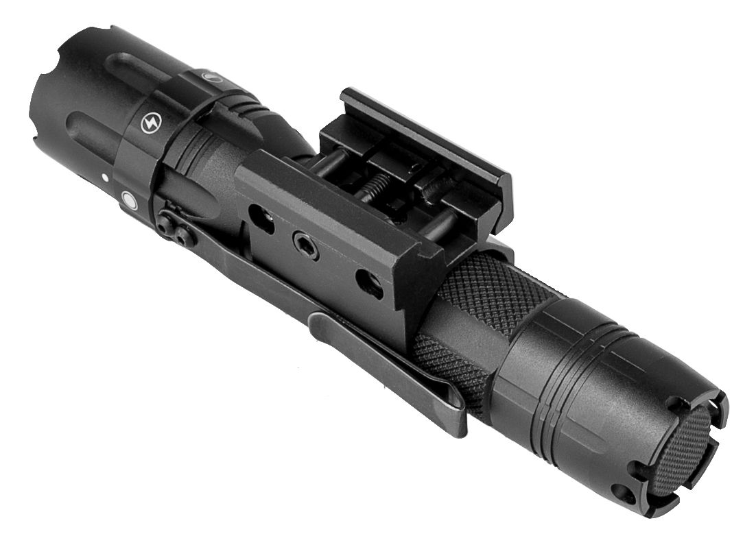 NcStar / VISM Pro-Series 500 Lumen Mod 2 LED Flashlight with Weaver / 20mm Rail Mount - NC Star