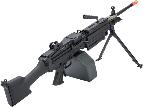 A&K / Cybergun FN Licensed "Middleweight" M249 SAW Airsoft Machine Gun Version: MK II - Black