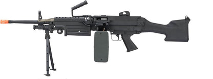 A&K / Cybergun FN Licensed "Middleweight" M249 SAW Airsoft Machine Gun Version: MK II - Black