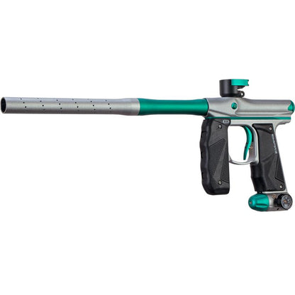 Empire Mini GS Paintball Gun w/ 2 Piece Barrel - Dust Grey / Teal - Empire